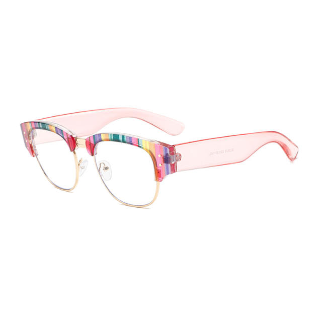 2025 new plate color diamond anti-blue light reading glasses