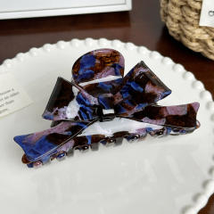 Large Bow Acetic Acid Grab Clip hair claw clips