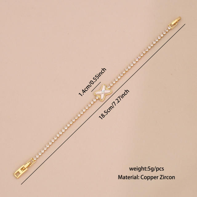 Love Zircon Temperament Bracelet tennis bracelet