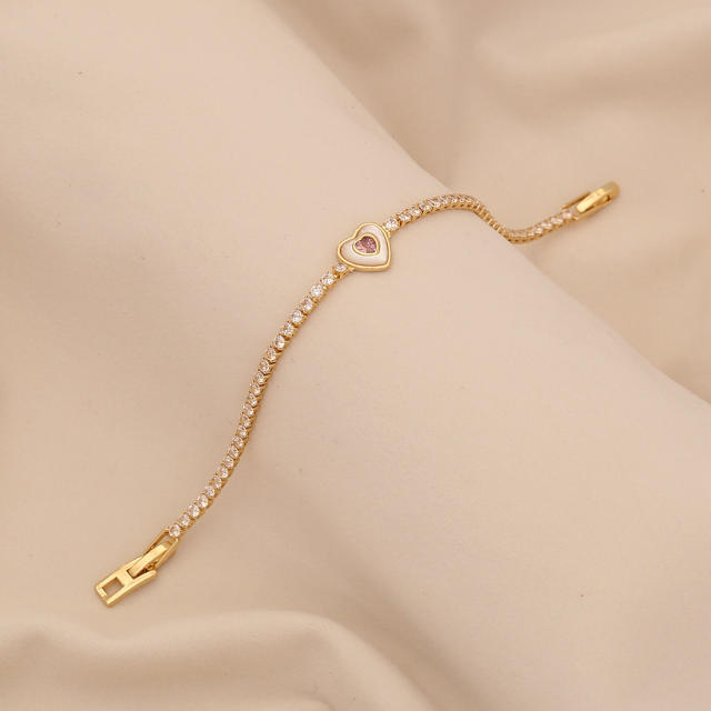 Love Zircon Temperament Bracelet tennis bracelet