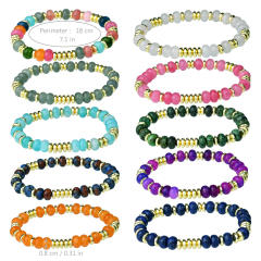 2025 new y2k color natural stone bracelet