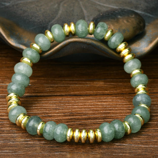 2025 new y2k color natural stone bracelet