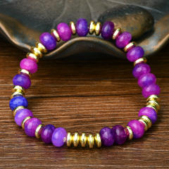 2025 new y2k color natural stone bracelet