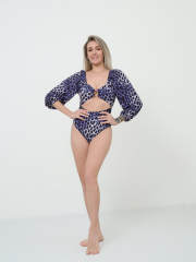 New one-piece sexy leopard print swimsuit