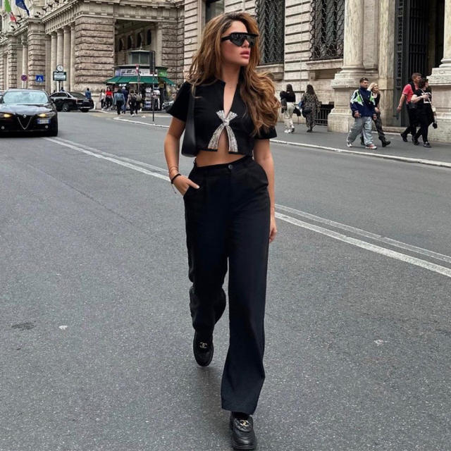 Best Seller Strapless Side Slit Rhinestone bow crop topT T-Shirt For Women