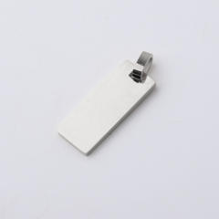 Mirror stainless steel rectangular pendant DIY jewelry accessories