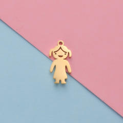 Mirror Titanium Steel Boys Girls Jewelry Accessories Diy Couple Honey Pot Cartoon Shape Pendant