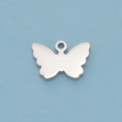 Mirror stainless steel creative butterfly pendant diy jewelry accessory