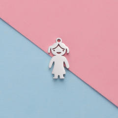 Mirror Titanium Steel Boys Girls Jewelry Accessories Diy Couple Honey Pot Cartoon Shape Pendant