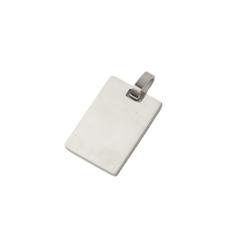 Mirror stainless steel rectangular pendant DIY jewelry accessories
