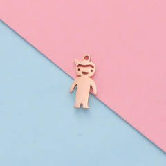 Mirror Titanium Steel Boys Girls Jewelry Accessories Diy Couple Honey Pot Cartoon Shape Pendant