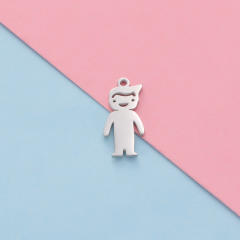 Mirror Titanium Steel Boys Girls Jewelry Accessories Diy Couple Honey Pot Cartoon Shape Pendant