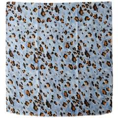France spring summer cotton linen scarf rock leopard scarf