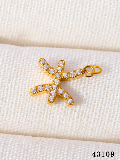 Fashionable Stainless Steel Micro-Paved Diamond zodiac Accessories Jewelry Wholesale