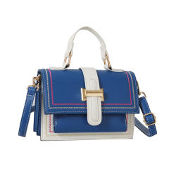 2025 New Fashionable Casual Shoulder Crossbody Bag Korean-style Colorblock Small Square Bag