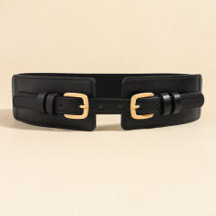 Wide Belt all-match decorative dress belt elastic waist belt corset belt
