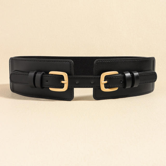 Wide Belt all-match decorative dress belt elastic waist belt corset belt