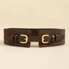 Wide Belt all-match decorative dress belt elastic waist belt corset belt