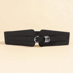 Wide Belt all-match decorative dress belt elastic waist belt corset belt