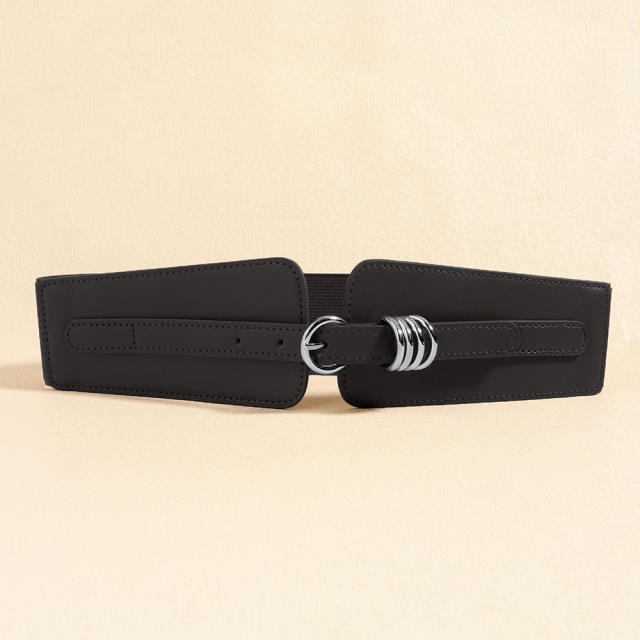Wide Belt all-match decorative dress belt elastic waist belt corset belt