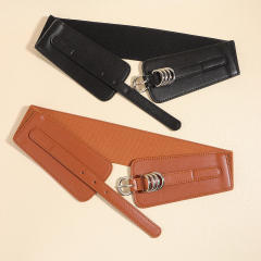 Wide Belt all-match decorative dress belt elastic waist belt corset belt
