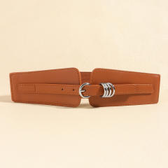 Wide Belt all-match decorative dress belt elastic waist belt corset belt