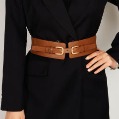 Wide Belt all-match decorative dress belt elastic waist belt corset belt