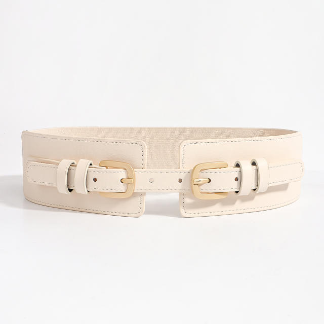 Wide Belt all-match decorative dress belt elastic waist belt corset belt