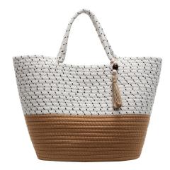 2025 handmade woven large capactiy beach bag tote bag