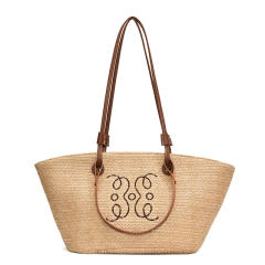 Summer large capacity two handle tote bag beach bag