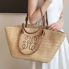 Summer large capacity two handle tote bag beach bag