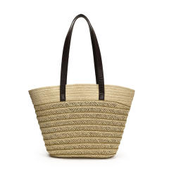 2025 summer holiday vacation large capactiy beach bag tote bag straw hat