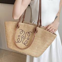 Summer large capacity two handle tote bag beach bag