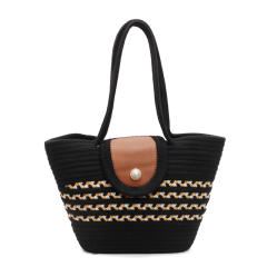 2020 handmade woven pattern beach bag tote bag