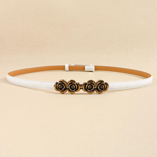 New Women's Belt Adjustable Stretchable Thin Belt Elegant Decorative dress Waist Cover