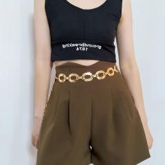 All-match waist chain New Fashion metal matching skirt top grade outside waist belt