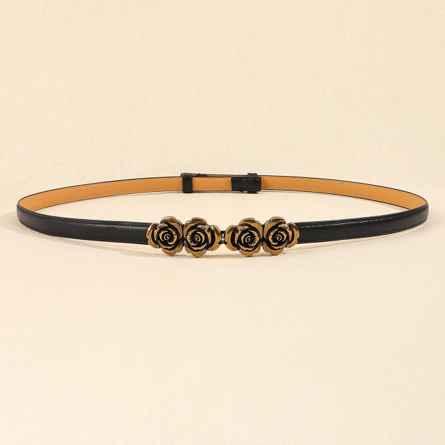 New Women's Belt Adjustable Stretchable Thin Belt Elegant Decorative dress Waist Cover