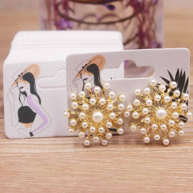 Color printing jewelry packaging card earrings display card
