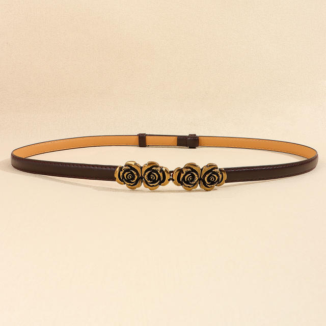 New Women's Belt Adjustable Stretchable Thin Belt Elegant Decorative dress Waist Cover