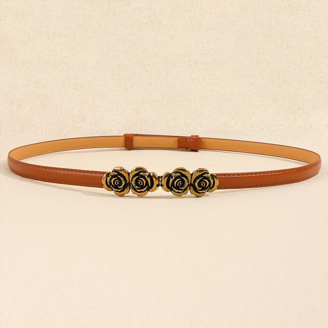New Women's Belt Adjustable Stretchable Thin Belt Elegant Decorative dress Waist Cover