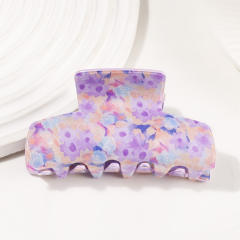 Korean fashion spring floral hair claw clips 8.5cm