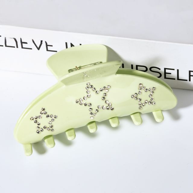 9cm Hair Gripper Hair Clip rhinestone star hair claw clips