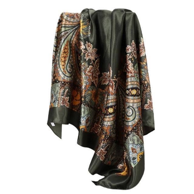 Classic paisley pattern scarf women's trend shawl stain scarf 90cm square scarf head scarf