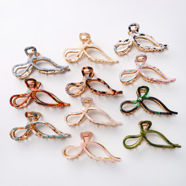 Color Ribbon March New pvc 8 cm Best Selling Clip Hairpin Bow