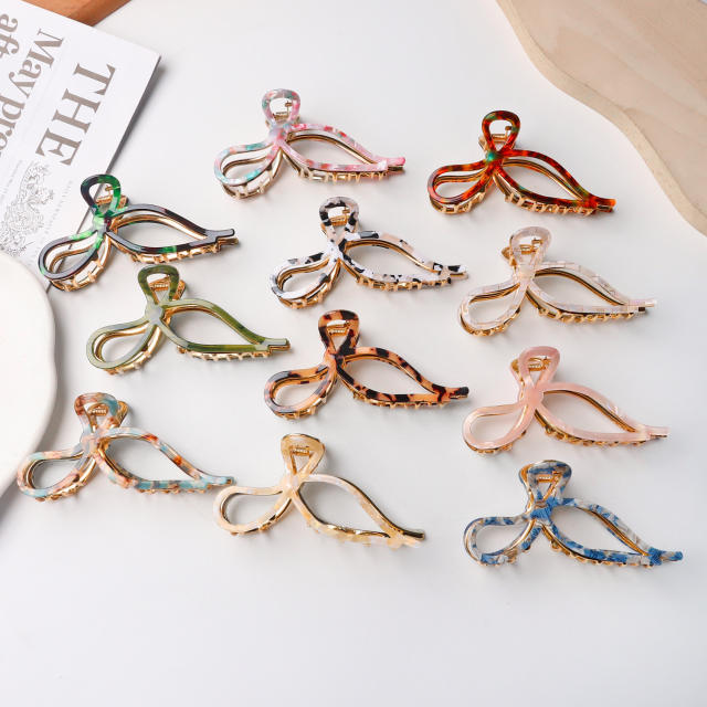 Color Ribbon March New pvc 8 cm Best Selling Clip Hairpin Bow