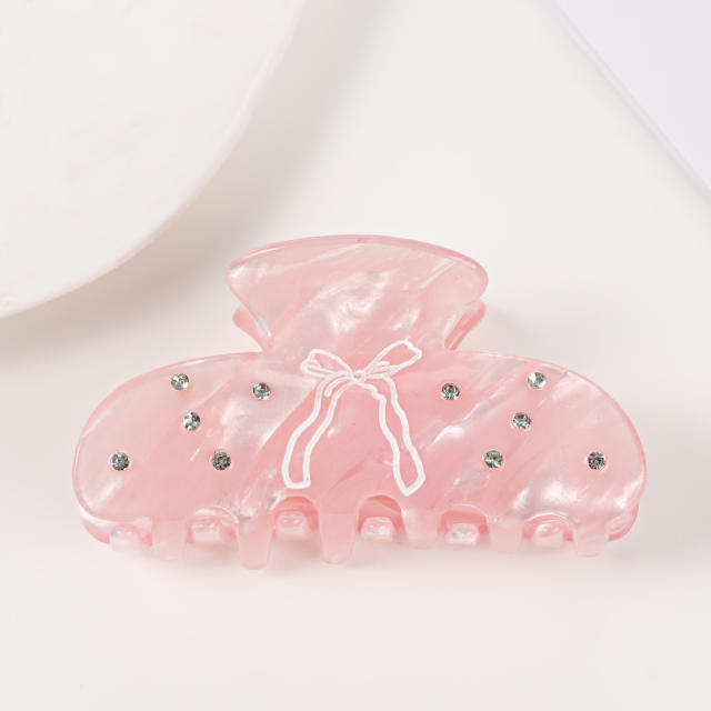 Butterfly Knot Diamond Embedded hair claw clips