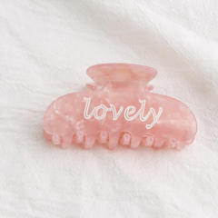 PVC 8cm Hot Sale Hair claw Clips