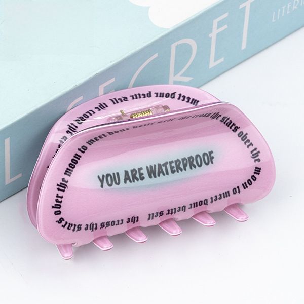 8.5cm Hair Grips Floral Print Hair Clips