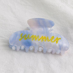 PVC 8cm Hot Sale Hair claw Clips