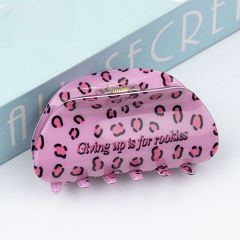 8.5cm Hair Grips Floral Print Hair Clips